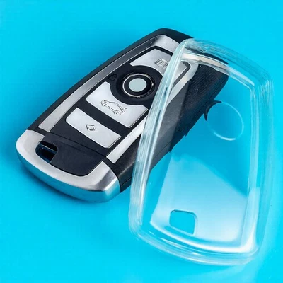 Capa chaveiro transparente transparente para BMW 230i 320i 330i 430i 528i 535i X3 X4 - Imagem 1 de 4