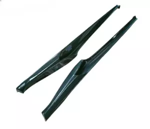 Real Carbon Fiber Sideskirts Side Skirt Lip Cover For Ferrari 488 NOV Style - Picture 1 of 6