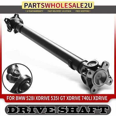 Front Driveshaft Prop Shaft for BMW 528i 640i 740Li xDrive Automatic 26208628043 - Image 1 of 4