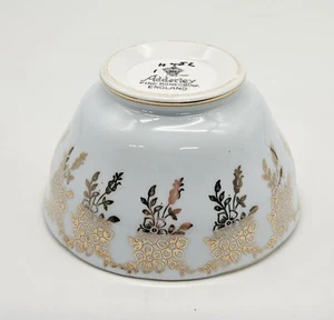 Vintage Adderley Fine Bone China H452 Gold Leaf Open Sugar Bowl Broth Cup - Bild 1 von 10