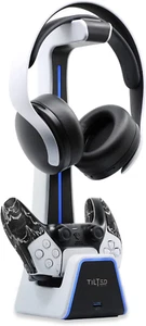 RGB Headset and Controller Stand with Charging Station - for PS or PC - PS4 / PS - Picture 1 of 13