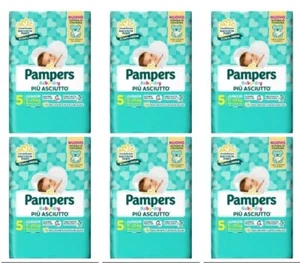Pampers Baby Dry Pannolini Misura 5 (11-25Kg) 96 Pannolini - Foto 1 di 1