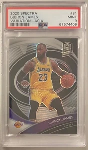 2020-21 Panini Spectra Variation Asia Prizm LeBron James #81 PSA 9 - Picture 1 of 1
