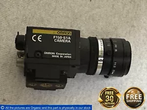 Omron F150-S1A CCD Camera W/ TV lens 8mm 1:1.3 Machine Vision Data Acquisition - Picture 1 of 13