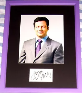 Jimmy Kimmel signed autographed autograph auto custom framed with 8x10 photo JSA - Picture 1 of 1