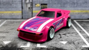 CUSTOM Pink Mazda RX-7 • White Real Riders • 2025 Hot Wheels • HTF - Picture 1 of 7