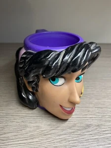 Vintage 90er Jahre Disney Glut Rücken Esmeralda Prinzessin Kunststoff 3D Tasse Applaus Becher Vintage - Bild 1 von 7