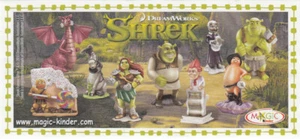 Kinder Ferrero Minifigures - Shrek 4 Series (2010) - Complete set of 9 figures - Picture 1 of 10