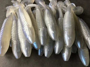 3.5” Swimming Minnow, Swim Bait, Paddle Tail, ALEWIFE 25 - Picture 1 of 4