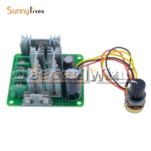 6-90V 15A DC Motor Speed Controller Pulse Width PWM Speed Regulator Switch - Picture 1 of 5