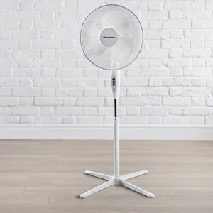 Ventilador de pedestal oscilante Blaupunkt de 16" con ajustes de 3 velocidades y altura ajustable - Imagen 1 de 6