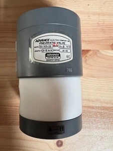 ADVANCE Electric Company DS-7670-131 Pneumatic Actuated Teflon Chemical Valve - Picture 1 of 5