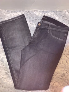 David Kahn Jeans Size 12 Blue Stretch Flared Denim Pants 31"x32" causal Trousers - Picture 1 of 10