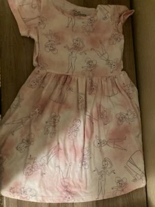 Disney The Proud Family Dress Medium 7/8 Pink Short Sleeve Cotton Blend  - Picture 1 of 3