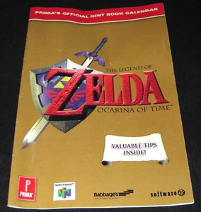 Legend Of Zelda Ocarina Of Time 1999 Calendario Prima Libro de Sugerencias - Imagen 1 de 2