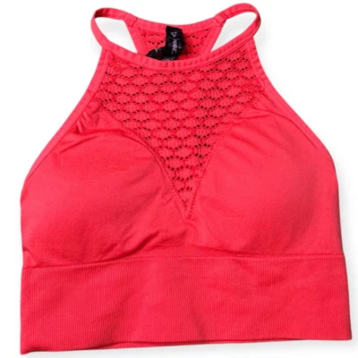 Sujetador deportivo de rendimiento BETSEY JOHNSON naranja neón para mujer talla XS Foto 1 de 4