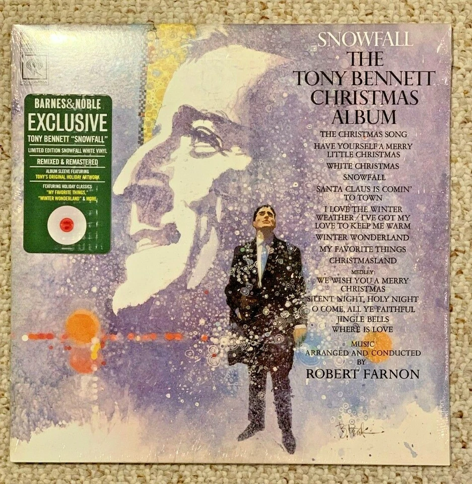 Tony Bennett - Snowfall The Tony Bennett Christmas Album Snowfall LP Columbia 