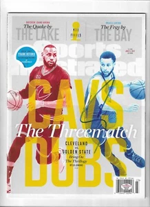 Stephen Curry Autographed June 2017 Sports Illustrated Magazine PAAS Certificate - Picture 1 of 2