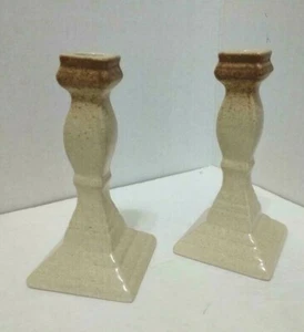 Juego de dos soportes para candelabros de goteo Mikasa de porcelana/cerámica E8000 - Imagen 1 de 6