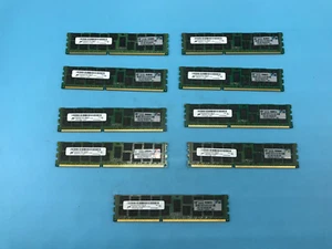 HP 144 GB (9 x 16 GB) (672612-081) 2Rx4 PC3-12800R DDR3-1600 ECC registrierter Speicher - Bild 1 von 11