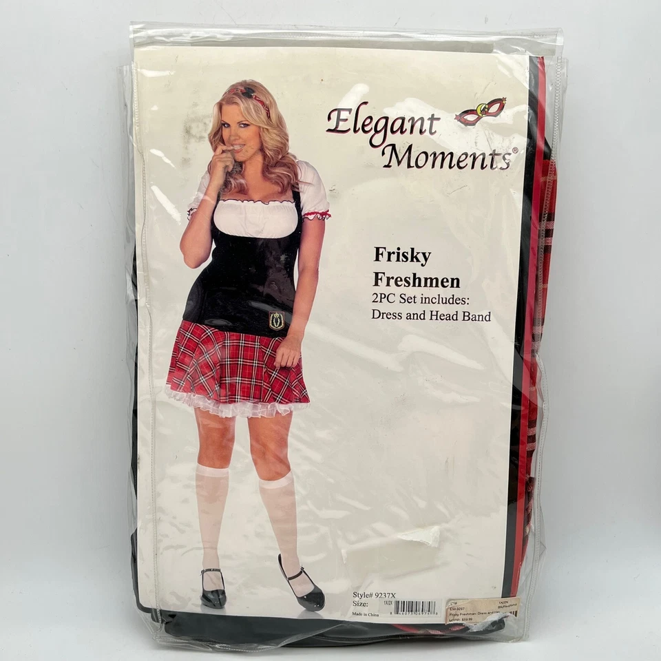 Nuevo Disfraz Elegante Momentos Frisky Freshman - Talla 1X/2X Foto 1 de 4