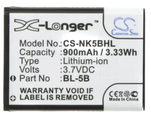 Cameron Sino 3.7V 900mAh Li-ion Replacement Battery For Rollei N5B80T Camera  - Picture 1 of 1