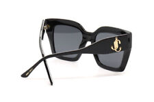 Jimmy Choo Eleni/G/S Sunglasses for Women - Black (287378-FBM)