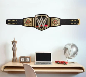 WWE Wandsticker - Titel Gürtel Grafik Aufkleber Wandbild Vinyl Schlafzimmer Kinder - Bild 1 von 1