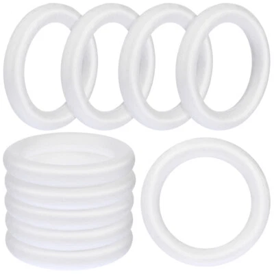 FOMIYES 10Pcs Round Craft Rings for Wreath Circle Rings for Front Door Decorations New