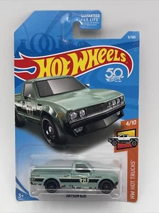 Camioneta pickup Hot Wheels 2018 verde claro Datsun 620 Hot Trucks 9/365 - Imagen 1 de 7