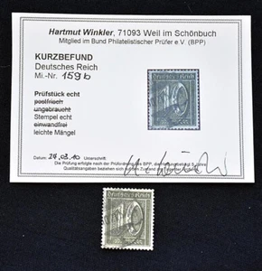 DEUTSCHES REICH Michel Nr. 159b gestempelt Befund Winkler BPP 350 Euro - Picture 1 of 1