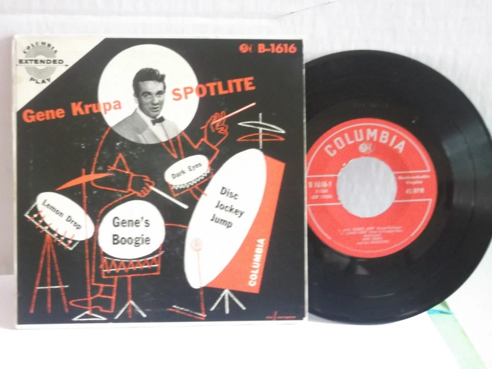Gene Krupa,Columbia,"Spotlite",US,7" EP with P/C,1955 big band jazz,Mint- - Image 1 of 1