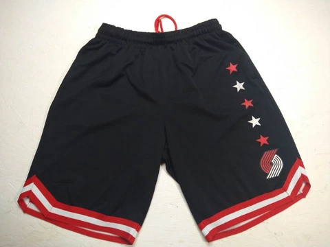 NBA BRAND PORTLAND TRAIL BLAZERS BASKETBALL SHORTS SIZE LARGE Cover