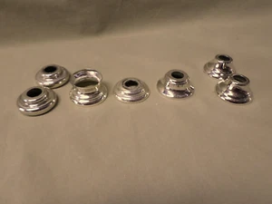 3834M Vintage 7 versilberte Metall Kronleuchter Teile BERGUNG - Bild 1 von 10