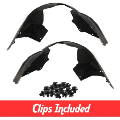 Juego de forro de guardabarros delantero izquierdo y derecho con clips para Dodge Caravan 2001-2007 Foto 1 de 4