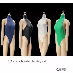 Body con cremallera sin mangas 1/6 mono ropa femenina F 12"" PH TBL figura muñeca - Imagen 1 de 11