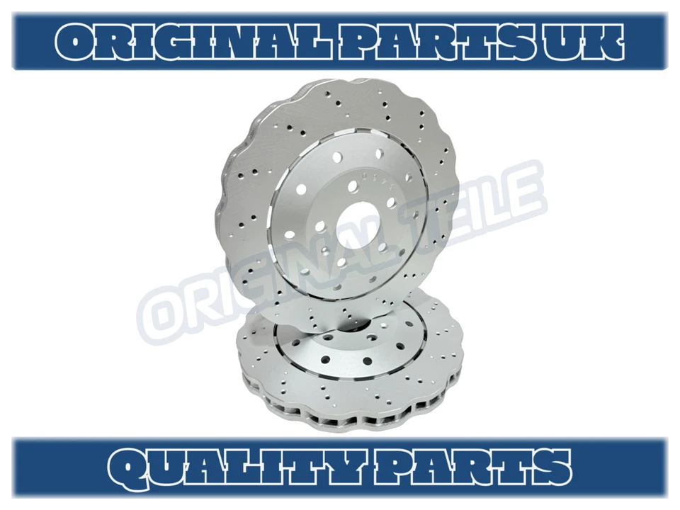 Disco de freno eje trasero perforado ondulado 356 mm | 420615601F Audi R8 (2007-2015) Foto 1 de 1