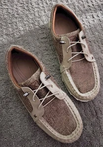 TOP! Twisted X Zero-X Herren 11 umweltfreundliche Freizeit Turnschuhe Khaki Stoff - Bild 1 von 11