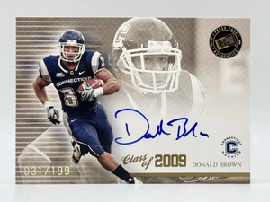 2009 Press Pass SE Class of 2009 Donald Brown RC Auto 31/199 Indianapolis Colts - Picture 1 of 2