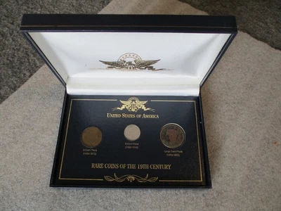 USA RARE COINS OF THE 19TH CENTURY SET - CENT-1849 - 2-CENT-1864 - 3-CENT-1867 - Image 1 of 4