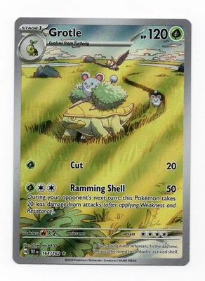 Grotle 164/162 Sv05: Temporal Forces Illustration Rare Holo NEAR MINT - Image 1 of 2