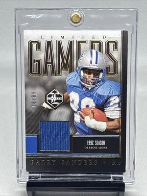 2023 帕尼限量版玩家巴里·桑德斯 #LG-BSS /99 底特律狮子队球衣名人堂 EX — 第 1/3 张图片