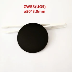 1PC Ultraviolet Filters UG5 SW UV Bandpass Optical Filter ZWB3 50*3.0mm 254nm - Picture 1 of 3