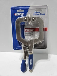 Kreg Classic 3" Planklemme mit drehbaren Pads & Feststellbacke neu in Einzelhandelspackung - Bild 1 von 2