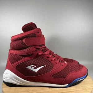 Everlast Pro Elite High Top Schnürschuhe Strapped Boxschuhe Herren 11 Rot - Bild 1 von 7