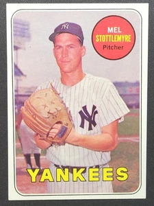 1969 TOPPS MEL STOTTLEMYRE #470 NEW YORK YANKEES LAST NAME IN YELLOW - Picture 1 of 2