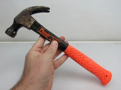 Mango naranja PLUMB Professional Permabond 16 oz. Martillo de garra Hi-Viz 13" Foto 1 de 4