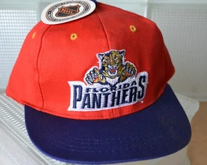 Vintage NHL Florida Panthers Youth Snapback Hat New With Tags Blue & Red Logo 7 - Picture 1 of 6