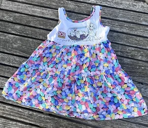 Vintage 90s 101 Dalmations Disney Youth Girls Size 4 Jellybeans Dress Cotton - Picture 1 of 8
