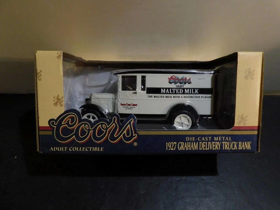 Ertl Collectibles Coors 1927 Graham Delivery Truck Bank Diecast NIB #27364 - Image 1 of 1